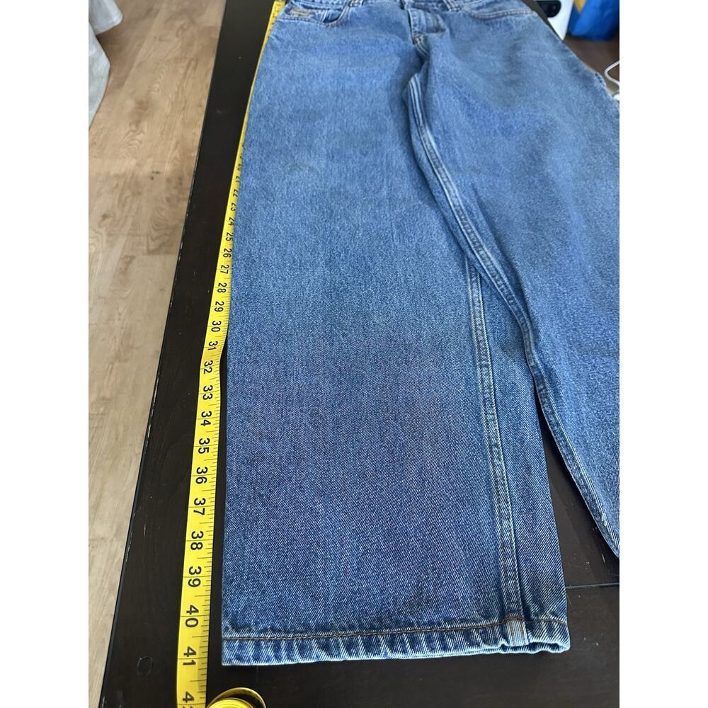 90’s Y2K Idealism Blue Jeans OG Denim Mens Small Baggy Skater Carpenter Sz 32 - Picture 8 of 10